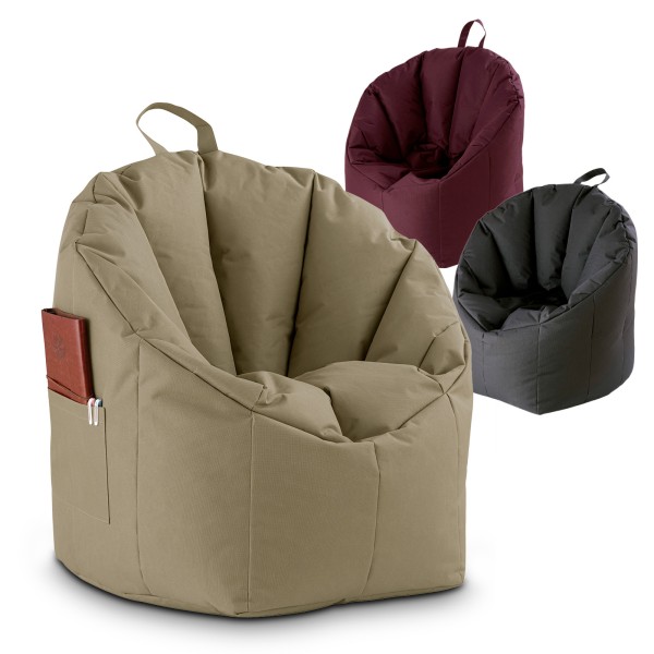 Sitzsessel Sitzsack Garten Sessel ø60 H75 cm Gamingsessel outdoor Big Bamba sehr formstabil fest