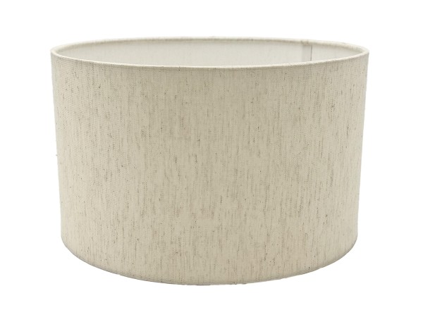 Ersatz Lampenschirm 30 x Höhe 18 cm aus Baumwolle-Leinen