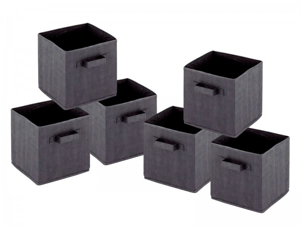 Aufbewahrungsboxen faltbar Faltbox 26x26x26 cm 6er Pack Aufbewahrungskiste quadratisch