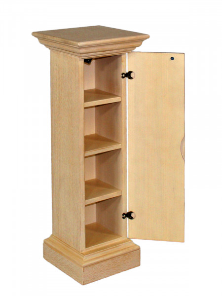 Säulenschrank Blumensäule Grande Höhe 89 cm, Pinie massiv