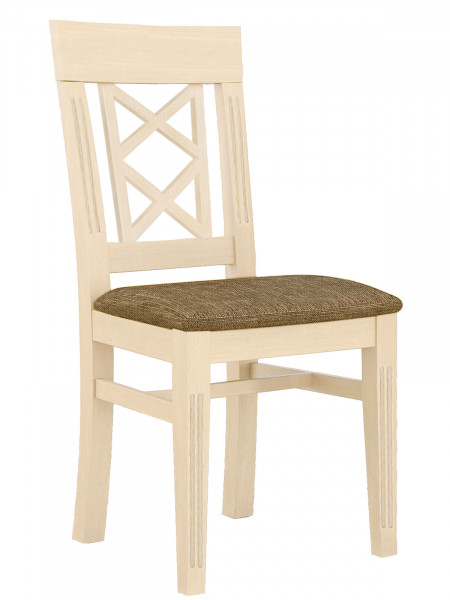 Esszimmer-Stuhl mit Festpolsterkissen Chalet Pinie massiv