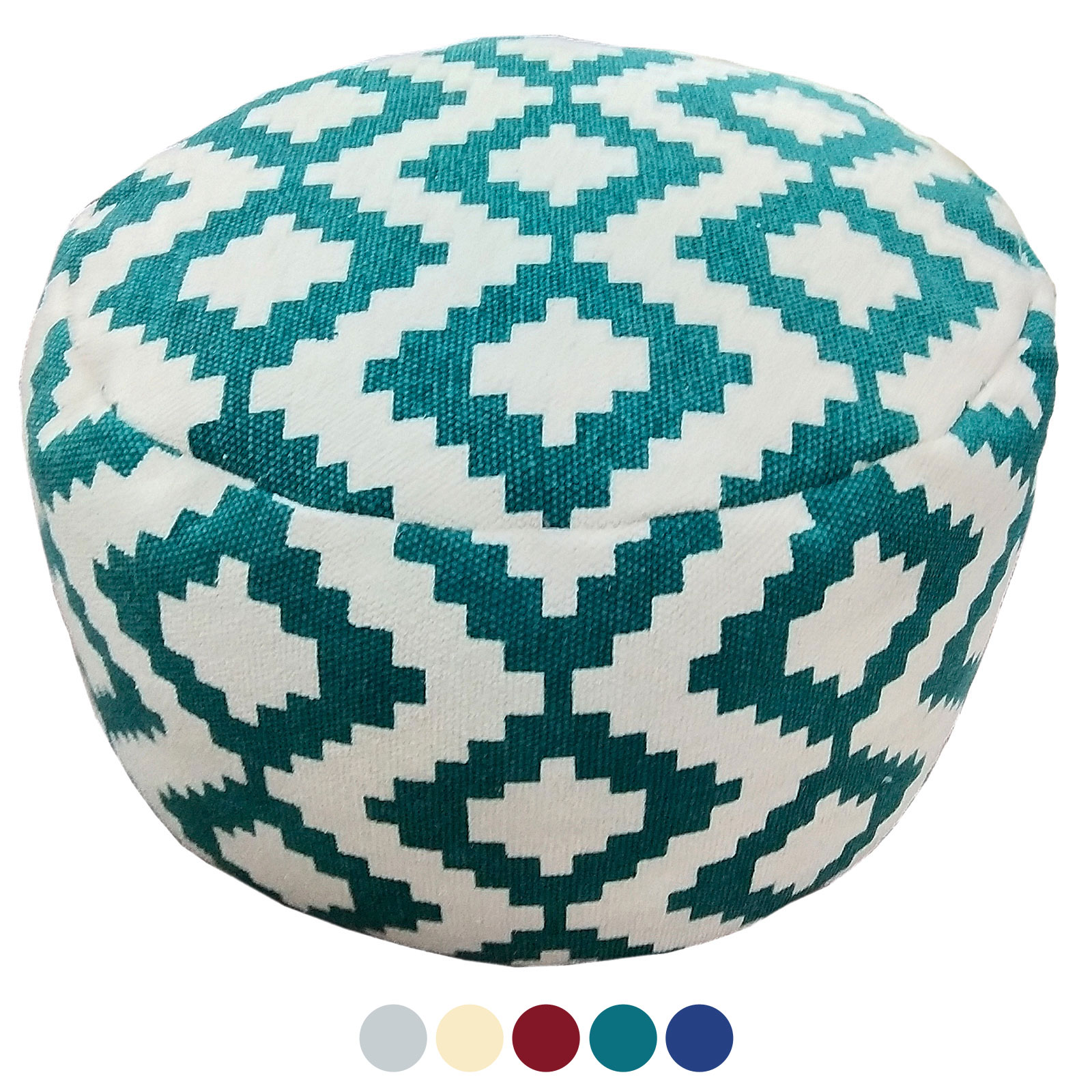 Sitzwürfel Sitzhocker Fußhocker Ø 55 H 37 cm Pouf Kelim Sitzwürfel Sitzhocker Fußhocker Ø 55 H 37 cm Pouf Kelim