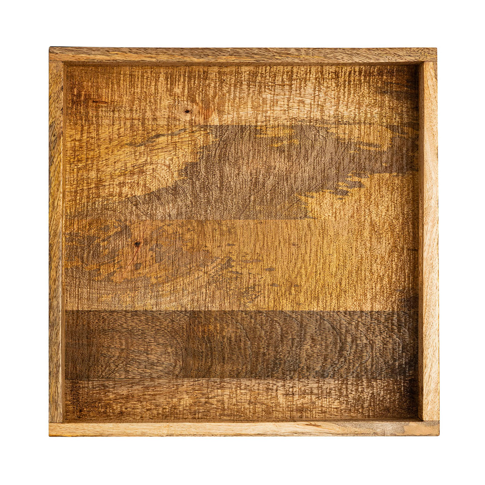 Holztablett Serviertablett 40x40cm aus Mangoholz | MVG