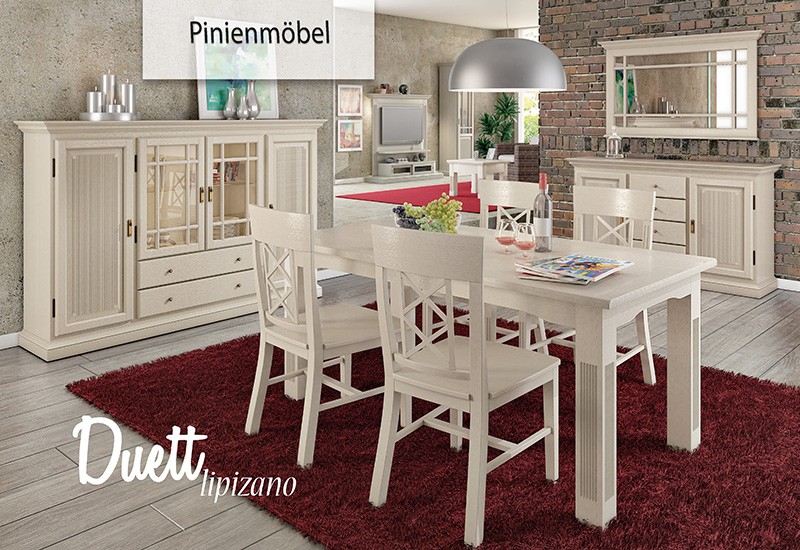 Pinienmöbelprogramm Duett lipizano