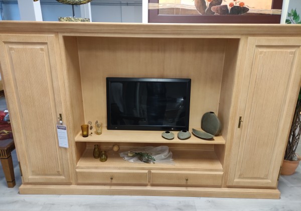 TV Hochanrichte Duett B 243 H 156 cm Duett Pinie massiv Ausstellungsstück