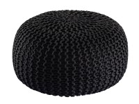 Pouf outdoor ø55cm Sitzpouf Terrasse Pool Garten anthrazit - anthracite