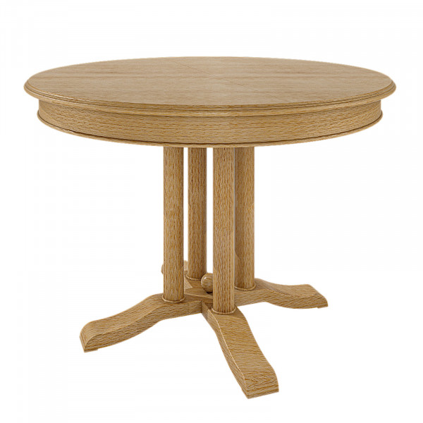 Esstisch Tisch rund ausziehbar ø 110 cm Allegro Pinie massiv -Ausstellungsstück
