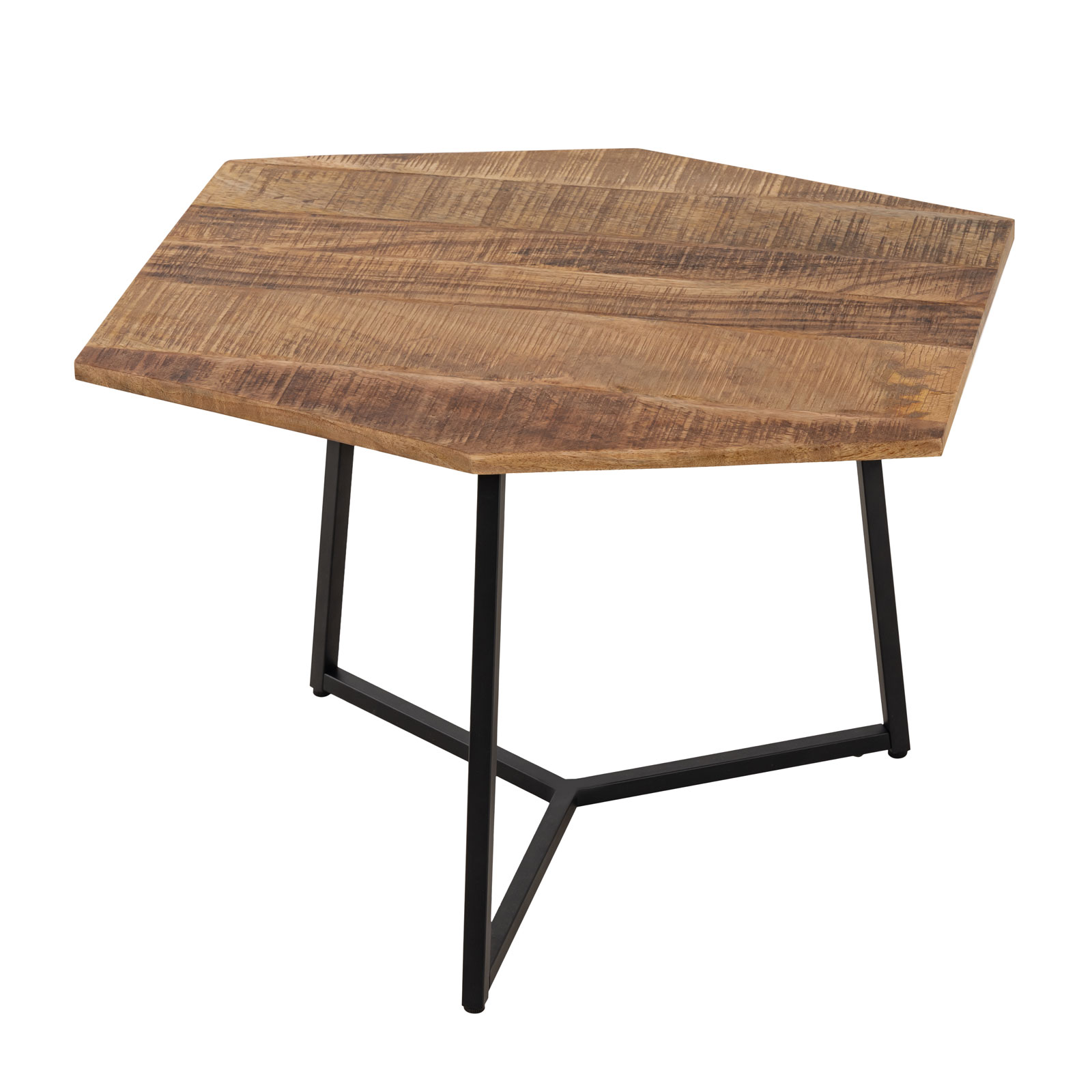 Beistelltisch Holz 25x61x40 cm Sofatisch Laptoptisch C-Tisch