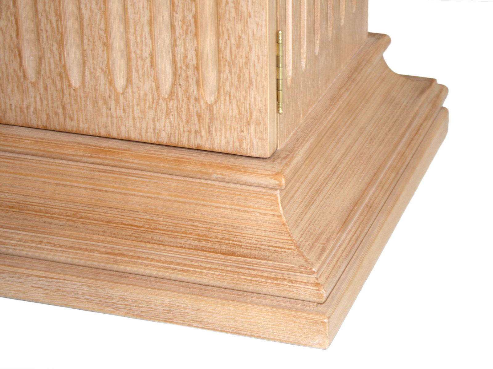 Säulenschrank Chalet mit Holztür und Schubkasten, Pinie massiv 42 x 42
